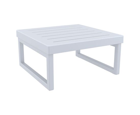 MYKONOS ΤΡΑΠΕΖΙ SILVER GREY 65X65X33εκ. ΠΟΛ/ΝΙΟΥ - ΤΡΑΠΕΖΙΑ ΕΞ. ΧΩΡΟΥ στο Milonadakis.gr