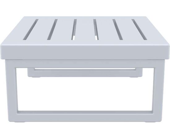 MYKONOS ΤΡΑΠΕΖΙ SILVER GREY 65X65X33εκ. ΠΟΛ/ΝΙΟΥ - ΤΡΑΠΕΖΙΑ ΕΞ. ΧΩΡΟΥ στο Milonadakis.gr