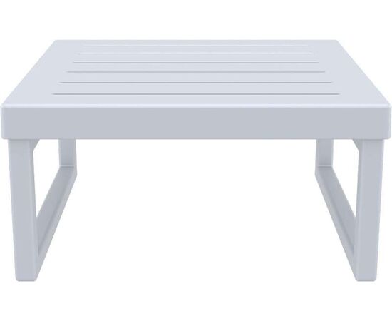 MYKONOS ΤΡΑΠΕΖΙ SILVER GREY 65X65X33εκ. ΠΟΛ/ΝΙΟΥ - ΤΡΑΠΕΖΙΑ ΕΞ. ΧΩΡΟΥ στο Milonadakis.gr