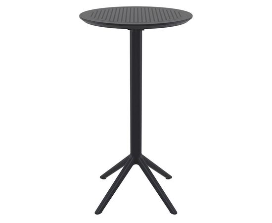 SKY BLACK BAR Φ60Χ108εκ.ΠΤΥΣ/ΝΟ ΤΡΑΠ. ΠΟΛ/ΝΙΟΥ - ΤΡΑΠΕΖΙΑ ΕΞ. ΧΩΡΟΥ στο Milonadakis.gr