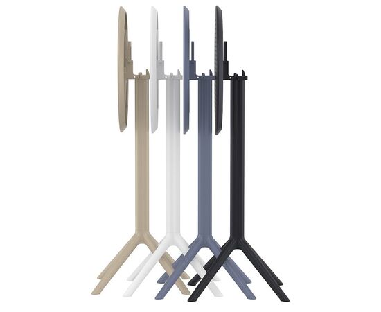 SKY BLACK BAR Φ60Χ108εκ.ΠΤΥΣ/ΝΟ ΤΡΑΠ. ΠΟΛ/ΝΙΟΥ - ΤΡΑΠΕΖΙΑ ΕΞ. ΧΩΡΟΥ στο Milonadakis.gr
