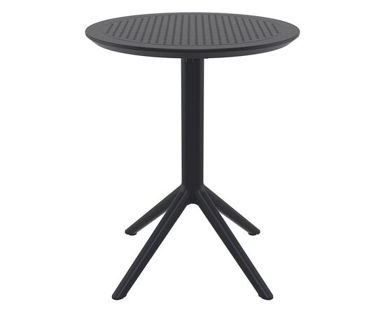SKY BLACK Φ60X74εκ. ΤΡΑΠΕΖΙ ΠΤΥΣ/ΝΟ ΠΟΛ/ΝΙΟΥ - ΤΡΑΠΕΖΙΑ ΕΞ. ΧΩΡΟΥ στο Milonadakis.gr