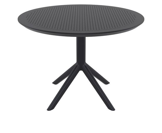 SKY BLACK Φ105X74εκ. ΤΡΑΠΕΖΙ ΠΟΛ/ΝΙΟΥ - ΤΡΑΠΕΖΙΑ ΕΞ. ΧΩΡΟΥ στο Milonadakis.gr
