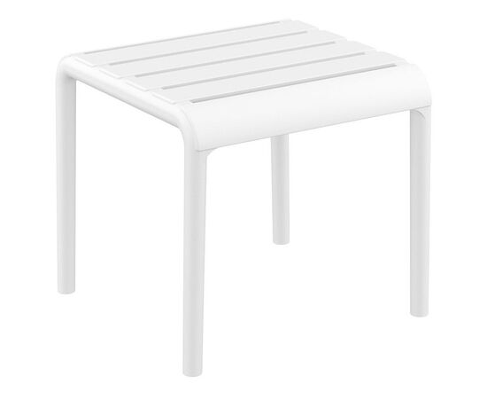 PARIS WHITE ΤΡΑΠΕΖΙ 42X41X40εκ. ΠΟΛ/ΝΙΟΥ - ΤΡΑΠΕΖΙΑ ΕΞ. ΧΩΡΟΥ στο Milonadakis.gr
