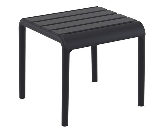 PARIS BLACK ΤΡΑΠΕΖΙ 42X41X40εκ. ΠΟΛ/ΝΙΟΥ - ΤΡΑΠΕΖΙΑ ΕΞ. ΧΩΡΟΥ στο Milonadakis.gr