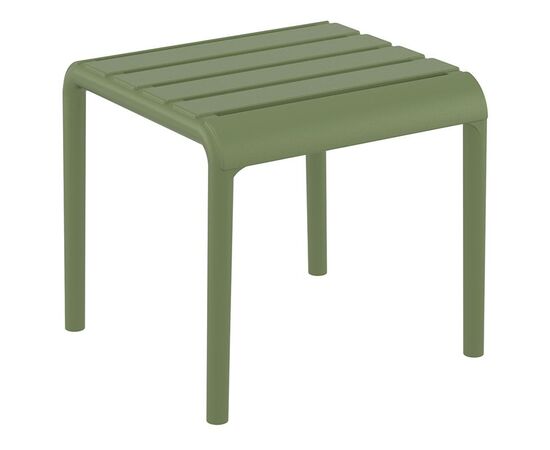 PARIS OLIVE GREEN ΤΡΑΠΕΖΙ 42X41X40εκ. ΠΟΛ/ΝΙΟΥ - ΤΡΑΠΕΖΙΑ ΕΞ. ΧΩΡΟΥ στο Milonadakis.gr