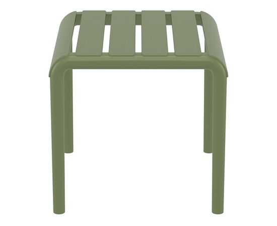 PARIS OLIVE GREEN ΤΡΑΠΕΖΙ 42X41X40εκ. ΠΟΛ/ΝΙΟΥ - ΤΡΑΠΕΖΙΑ ΕΞ. ΧΩΡΟΥ στο Milonadakis.gr