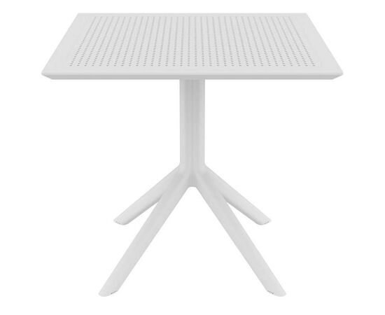 SKY WHITE 80X80X74εκ. ΤΡΑΠΕΖΙ ΠΟΛ/ΝΙΟΥ - ΤΡΑΠΕΖΙΑ ΕΞ. ΧΩΡΟΥ στο Milonadakis.gr