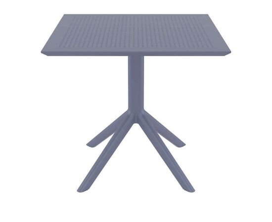 SKY DARK GREY 80X80X74εκ. ΤΡΑΠΕΖΙ ΠΟΛ/ΝΙΟΥ - ΤΡΑΠΕΖΙΑ ΕΞ. ΧΩΡΟΥ στο Milonadakis.gr