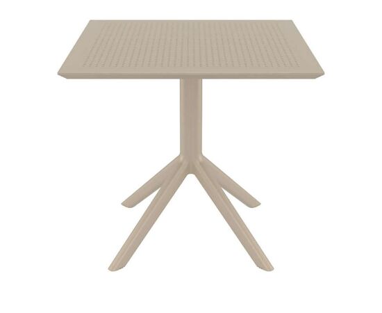 SKY TAUPE 80X80X74εκ. ΤΡΑΠΕΖΙ ΠΟΛ/ΝΙΟΥ - ΤΡΑΠΕΖΙΑ ΕΞ. ΧΩΡΟΥ στο Milonadakis.gr