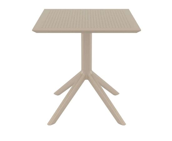 SKY TAUPE 70X70X74εκ. ΤΡΑΠΕΖΙ ΠΟΛ/ΝΙΟΥ - ΤΡΑΠΕΖΙΑ ΕΞ. ΧΩΡΟΥ στο Milonadakis.gr