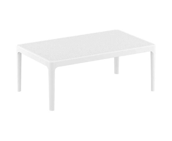 SKY WHITE 100Χ60Χ40εκ. ΤΡΑΠΕΖΙ ΠΟΛ/ΝΙΟΥ - ΤΡΑΠΕΖΙΑ ΕΞ. ΧΩΡΟΥ στο Milonadakis.gr