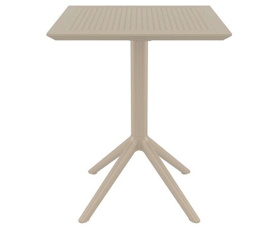SKY TAUPE 60Χ60X74εκ. ΤΡΑΠΕΖΙ ΠΤΥΣ/ΝΟ ΠΟΛ/ΝΙΟΥ - ΤΡΑΠΕΖΙΑ ΕΞ. ΧΩΡΟΥ στο Milonadakis.gr