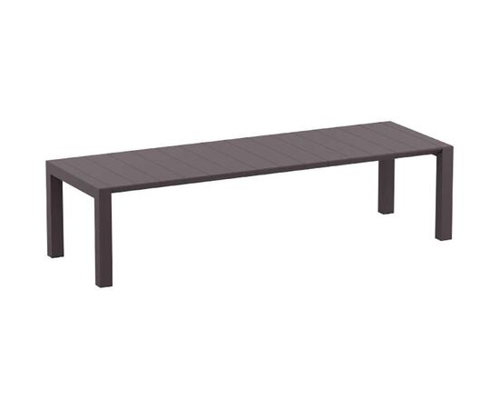 VEGAS BROWN 100X260/300Χ75εκ. ΕΠΕΚΤ.ΤΡΑΠΕΖΙ - ΤΡΑΠΕΖΙΑ ΕΞ. ΧΩΡΟΥ στο Milonadakis.gr