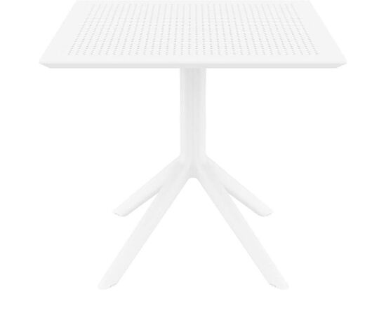 SKY WHITE 80X80X74εκ. ΤΡΑΠΕΖΙ ΠΟΛ/ΝΙΟΥ - ΤΡΑΠΕΖΙΑ ΕΞ. ΧΩΡΟΥ στο Milonadakis.gr