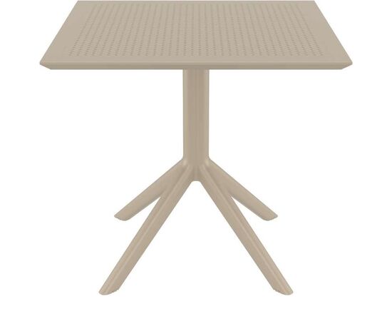 SKY TAUPE 80X80X74εκ. ΤΡΑΠΕΖΙ ΠΟΛ/ΝΙΟΥ - ΤΡΑΠΕΖΙΑ ΕΞ. ΧΩΡΟΥ στο Milonadakis.gr