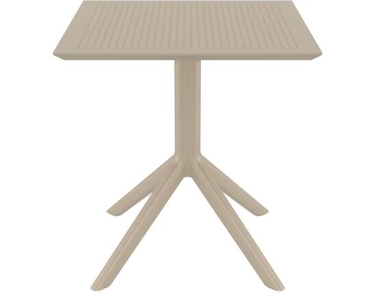 SKY TAUPE 70X70X74εκ. ΤΡΑΠΕΖΙ ΠΟΛ/ΝΙΟΥ - ΤΡΑΠΕΖΙΑ ΕΞ. ΧΩΡΟΥ στο Milonadakis.gr