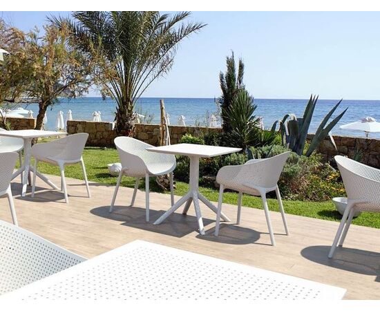 SKY TAUPE 70X70X74εκ. ΤΡΑΠΕΖΙ ΠΟΛ/ΝΙΟΥ - ΤΡΑΠΕΖΙΑ ΕΞ. ΧΩΡΟΥ στο Milonadakis.gr