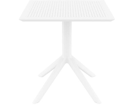 SKY WHITE 70X70X74εκ. ΤΡΑΠΕΖΙ ΠΟΛ/ΝΙΟΥ - ΤΡΑΠΕΖΙΑ ΕΞ. ΧΩΡΟΥ στο Milonadakis.gr
