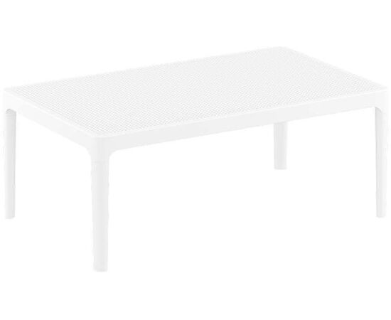SKY WHITE 100Χ60Χ40εκ. ΤΡΑΠΕΖΙ ΠΟΛ/ΝΙΟΥ - ΤΡΑΠΕΖΙΑ ΕΞ. ΧΩΡΟΥ στο Milonadakis.gr