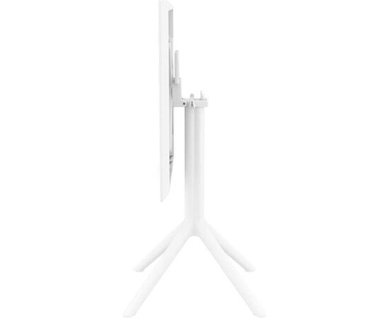 SKY WHITE 60Χ60X74εκ. ΤΡΑΠΕΖΙ ΠΤΥΣ/ΝΟ ΠΟΛ/ΝΙΟΥ - ΤΡΑΠΕΖΙΑ ΕΞ. ΧΩΡΟΥ στο Milonadakis.gr