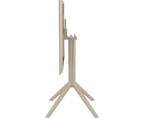 SKY TAUPE 60Χ60X74εκ. ΤΡΑΠΕΖΙ ΠΤΥΣ/ΝΟ ΠΟΛ/ΝΙΟΥ - ΤΡΑΠΕΖΙΑ ΕΞ. ΧΩΡΟΥ στο Milonadakis.gr