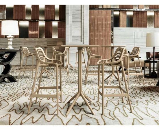 SKY TAUPE BAR 60Χ60Χ108εκ.ΠΤΥΣ/ΝΟ ΤΡΑΠ. ΠΟΛ/ΝΙΟΥ - ΤΡΑΠΕΖΙΑ ΕΞ. ΧΩΡΟΥ στο Milonadakis.gr