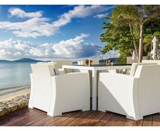 TAHITI WHITE 180Χ94Χ75εκ. ΤΡΑΠΕΖΙ ΜΕ ΤΖΑΜΙ ΠΟΛ/ΝΙΟΥ - ΤΡΑΠΕΖΙΑ ΕΞ. ΧΩΡΟΥ στο Milonadakis.gr