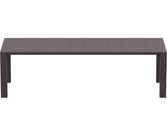 VEGAS BROWN 100X260/300Χ75εκ. ΕΠΕΚΤ.ΤΡΑΠΕΖΙ - ΤΡΑΠΕΖΙΑ ΕΞ. ΧΩΡΟΥ στο Milonadakis.gr