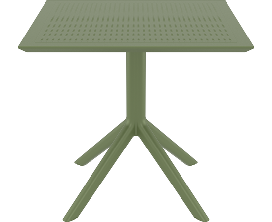 SKY OLIVE GREEN 80X80X74εκ. ΤΡΑΠΕΖΙ  ΠΟΛ/ΝΙΟΥ - ΤΡΑΠΕΖΙΑ ΕΞ. ΧΩΡΟΥ στο Milonadakis.gr