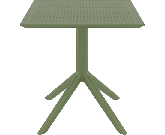 SKY OLIVE GREEN 70X70X74εκ. ΤΡΑΠΕΖΙ ΠΟΛ/ΝΙΟΥ - ΤΡΑΠΕΖΙΑ ΕΞ. ΧΩΡΟΥ στο Milonadakis.gr