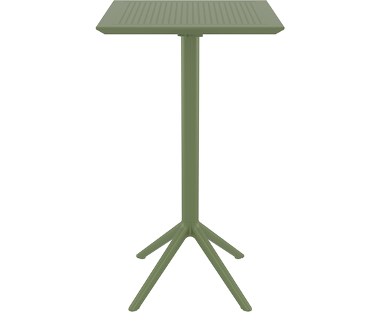 SKY OLIVE GREEN BAR 60Χ60Χ108εκ.ΠΤΥΣ/ΝΟ ΤΡΑΠ. ΠΟΛ/ΝΙΟΥ - ΤΡΑΠΕΖΙΑ ΕΞ. ΧΩΡΟΥ στο Milonadakis.gr