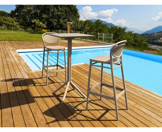 SKY OLIVE GREEN BAR 60Χ60Χ108εκ.ΠΤΥΣ/ΝΟ ΤΡΑΠ. ΠΟΛ/ΝΙΟΥ - ΤΡΑΠΕΖΙΑ ΕΞ. ΧΩΡΟΥ στο Milonadakis.gr