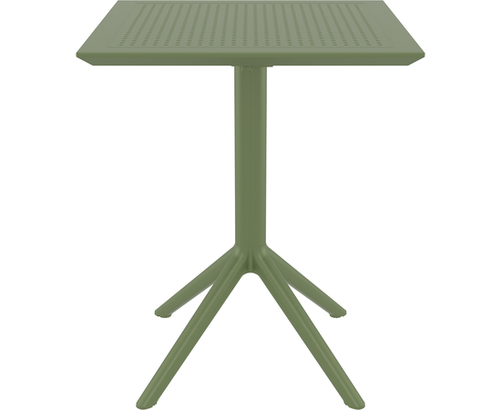 SKY OLIVE GREEN 60Χ60X74εκ. ΤΡΑΠΕΖΙ ΠΤΥΣ/ΝΟ ΠΟΛ/ΝΙΟΥ - ΤΡΑΠΕΖΙΑ ΕΞ. ΧΩΡΟΥ στο Milonadakis.gr