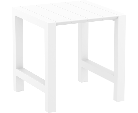 VEGAS BAR WHITE 100X100/140εκ. ΕΠΕΚΤ. ΠΟΛ/ΝΙΟΥ - ΤΡΑΠΕΖΙΑ ΕΞ. ΧΩΡΟΥ στο Milonadakis.gr