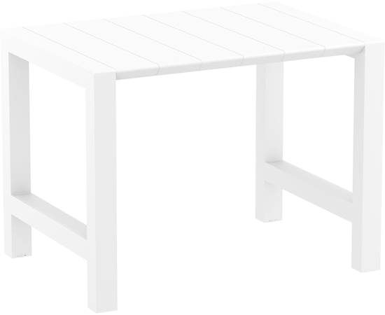 VEGAS BAR WHITE 100X100/140εκ. ΕΠΕΚΤ. ΠΟΛ/ΝΙΟΥ - ΤΡΑΠΕΖΙΑ ΕΞ. ΧΩΡΟΥ στο Milonadakis.gr