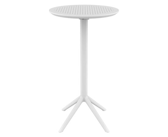 SKY WHITE BAR Φ60Χ108εκ.ΠΤΥΣ/ΝΟ ΤΡΑΠ. ΠΟΛ/ΝΙΟΥ - ΤΡΑΠΕΖΙΑ ΕΞ. ΧΩΡΟΥ στο Milonadakis.gr