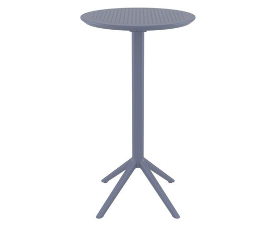 SKY DARK GREY BAR Φ60Χ108εκ.ΠΤΥΣ/ΝΟ ΤΡΑΠ. ΠΟΛ/ΝΙΟΥ - ΤΡΑΠΕΖΙΑ ΕΞ. ΧΩΡΟΥ στο Milonadakis.gr