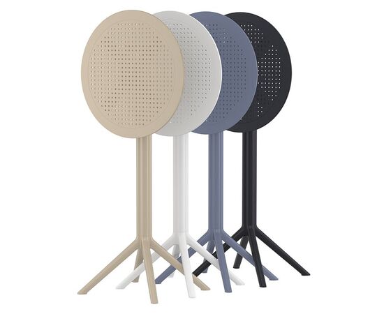 SKY DARK GREY BAR Φ60Χ108εκ.ΠΤΥΣ/ΝΟ ΤΡΑΠ. ΠΟΛ/ΝΙΟΥ - ΤΡΑΠΕΖΙΑ ΕΞ. ΧΩΡΟΥ στο Milonadakis.gr