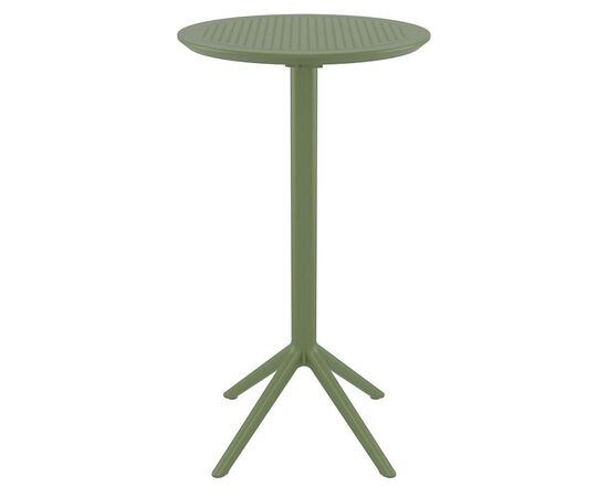 SKY OLIVE GREEN BAR Φ60Χ108εκ.ΠΤΥΣ/ΝΟ ΤΡΑΠ. ΠΟΛ/ΝΙΟΥ - ΤΡΑΠΕΖΙΑ ΕΞ. ΧΩΡΟΥ στο Milonadakis.gr