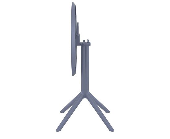 SKY DARK GREY Φ60X74εκ. ΤΡΑΠΕΖΙ ΠΤΥΣ/ΝΟ ΠΟΛ/ΝΙΟΥ - ΤΡΑΠΕΖΙΑ ΕΞ. ΧΩΡΟΥ στο Milonadakis.gr