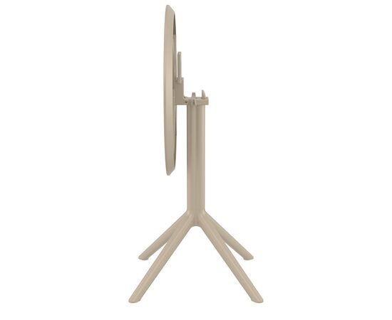 SKY TAUPE Φ60X74εκ. ΤΡΑΠΕΖΙ ΠΤΥΣ/ΝΟ ΠΟΛ/ΝΙΟΥ - ΤΡΑΠΕΖΙΑ ΕΞ. ΧΩΡΟΥ στο Milonadakis.gr