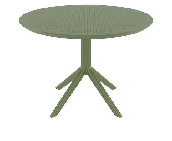 SKY OLIVE GREEN Φ105X74εκ. ΤΡΑΠΕΖΙ ΠΟΛ/ΝΙΟΥ - ΤΡΑΠΕΖΙΑ ΕΞ. ΧΩΡΟΥ στο Milonadakis.gr
