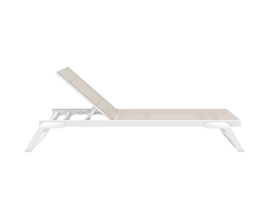 TROPIC ΞΑΠΛΩΣΤΡΑ WHITE/TAUPE ΑΛΟΥΜ-ΠΟΛ/ΝΙΟΥ - ΞΑΠΛΩΣΤΡΕΣ στο Milonadakis.gr