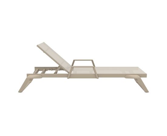 TROPIC ΞΑΠΛΩΣΤΡΑ ΜΕ ΜΠΡΑΤΣΑ TAUPE/TAUPE ΑΛΟΥΜ-ΠΟΛ/ΝΙΟΥ - ΞΑΠΛΩΣΤΡΕΣ στο Milonadakis.gr