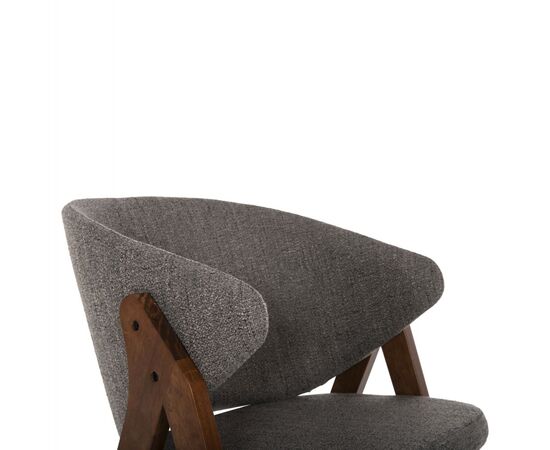 ΚΑΡΕΚΛΑ HANA HM9746.02 RUBBERWOOD ΣΕ ΚΑΡΥΔΙ ΧΡΩΜΑ-ΓΚΡΙ ΥΦΑΣΜΑ 55x60x84Yεκ. - ΚΑΡΕΚΛΕΣ - ΠΟΛΥΘΡΟΝΕΣ ΕΣ. στο Milonadakis.gr