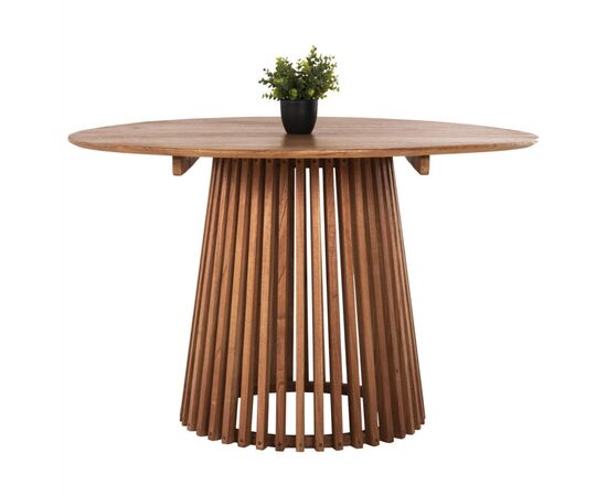ΤΡΑΠΕΖΙ ΤΡΑΠΕΖΑΡΙΑΣ FRANTZ HM9388.11 ΜΑΣΙΦ MINDI ΞΥΛΟ ΣΕ ΦΥΣΙΚΟ Φ120X76,5Υεκ. - ΤΡΑΠΕΖΙΑ ΚΟΥΖΙΝΑΣ στο Milonadakis.gr