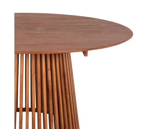 ΤΡΑΠΕΖΙ ΤΡΑΠΕΖΑΡΙΑΣ FRANTZ HM9457.11 ΜΑΣΙΦ MINDI ΞΥΛΟ ΣΕ ΦΥΣΙΚΟ Φ150x75Υεκ. - ΤΡΑΠΕΖΙΑ ΚΟΥΖΙΝΑΣ στο Milonadakis.gr