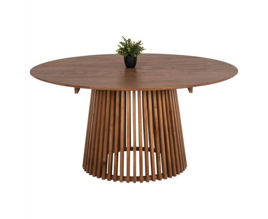 ΤΡΑΠΕΖΙ ΤΡΑΠΕΖΑΡΙΑΣ FRANTZ HM9457.11 ΜΑΣΙΦ MINDI ΞΥΛΟ ΣΕ ΦΥΣΙΚΟ Φ150x75Υεκ. - ΤΡΑΠΕΖΙΑ ΚΟΥΖΙΝΑΣ στο Milonadakis.gr