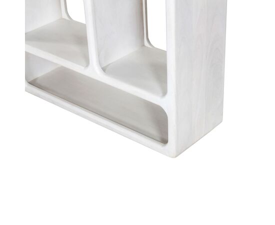 ΒΙΒΛΙΟΘΗΚΗ HANDYR HM9707 ΜΑΣΙΦ ΞΥΛΟ MANGO ΣΕ ΛΕΥΚΟ ΧΡΩΜΑ 100x35x165Yεκ. - ΒΙΤΡΙΝΕΣ στο Milonadakis.gr